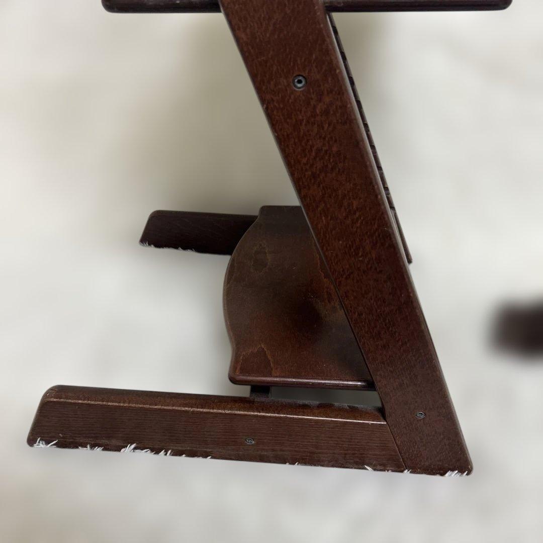 ストッケ　トリップ トラップ　ベビーチェア+ベビーセット　ブラウン　シリアル4