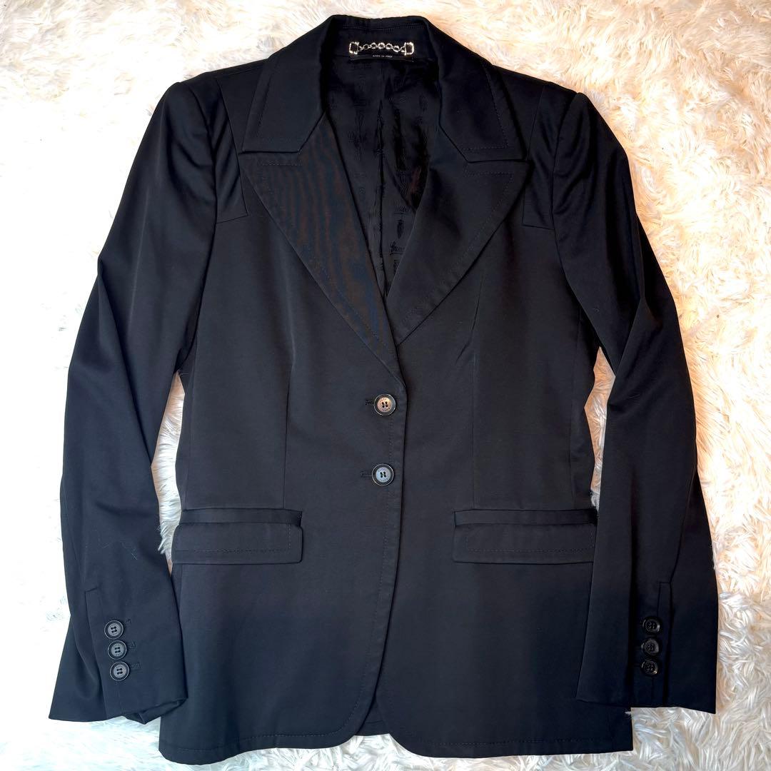 GUCCI テーラードジャケット　スーツ　シングル　ビジネス　未使用品　太ラペル