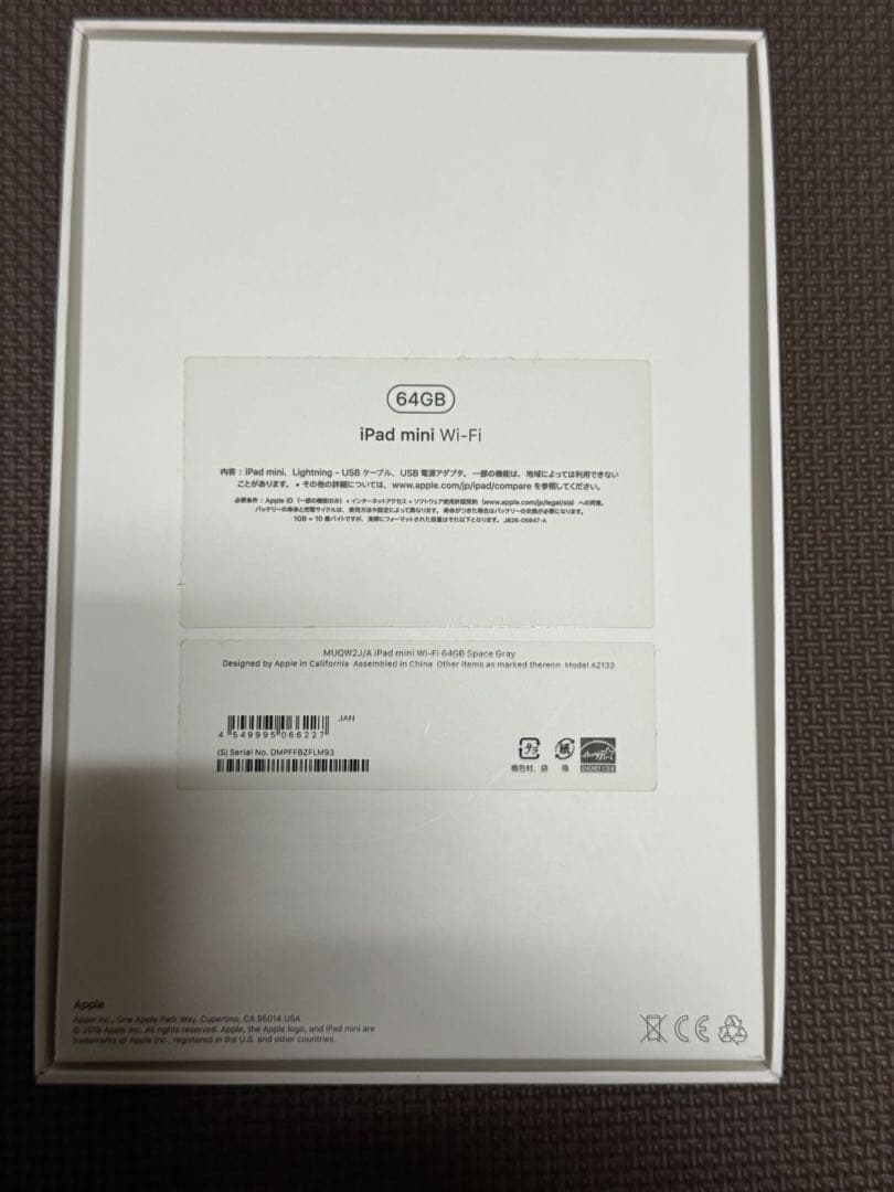 Apple iPad mini 第5世代 本体