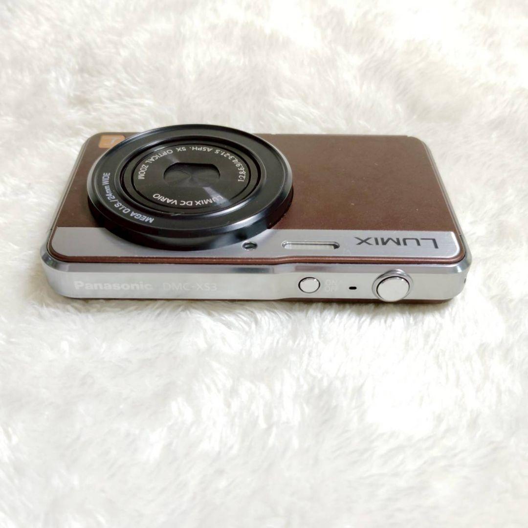 Panasonic LUMIX DMCーXS3 ブラウン バッテリー デジカメ