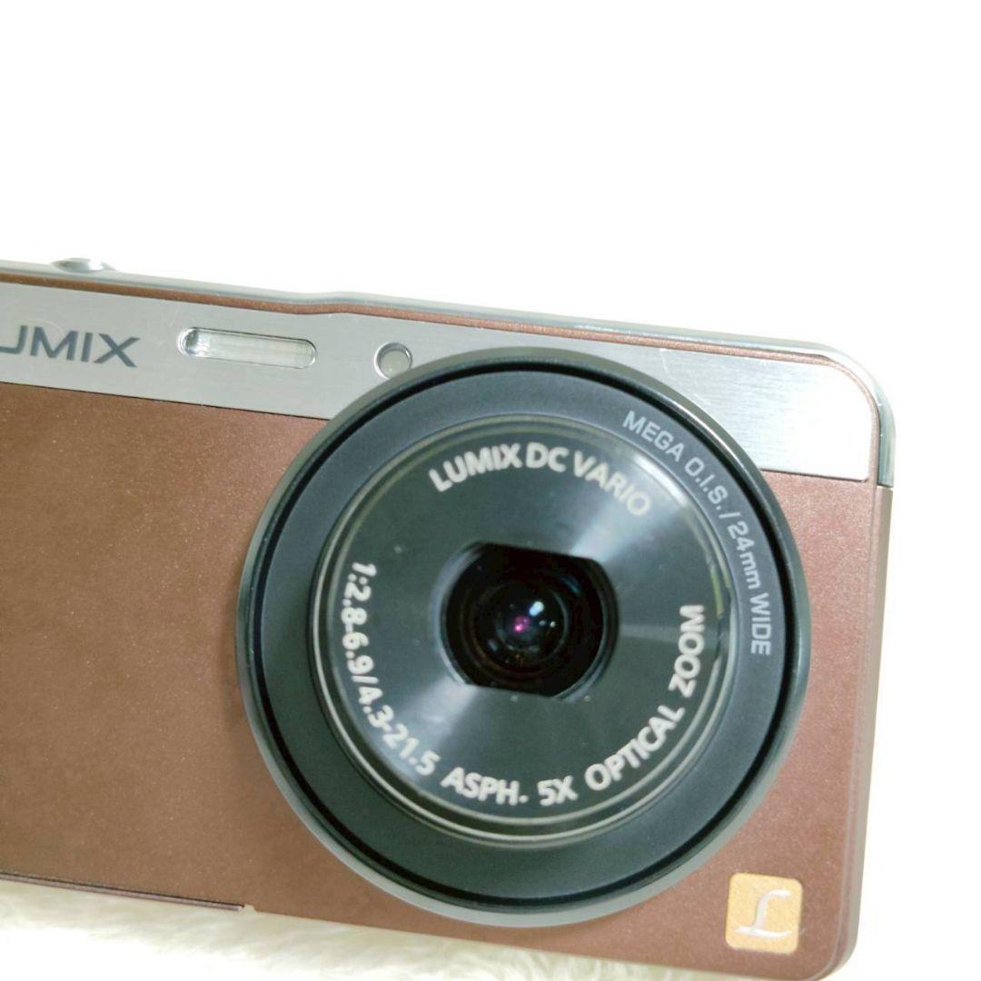 Panasonic LUMIX DMCーXS3 ブラウン バッテリー デジカメ