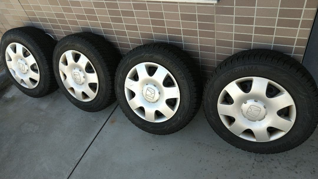 Honda純正ホイール スタッドレスタイヤ4本セット2022年175/70R14