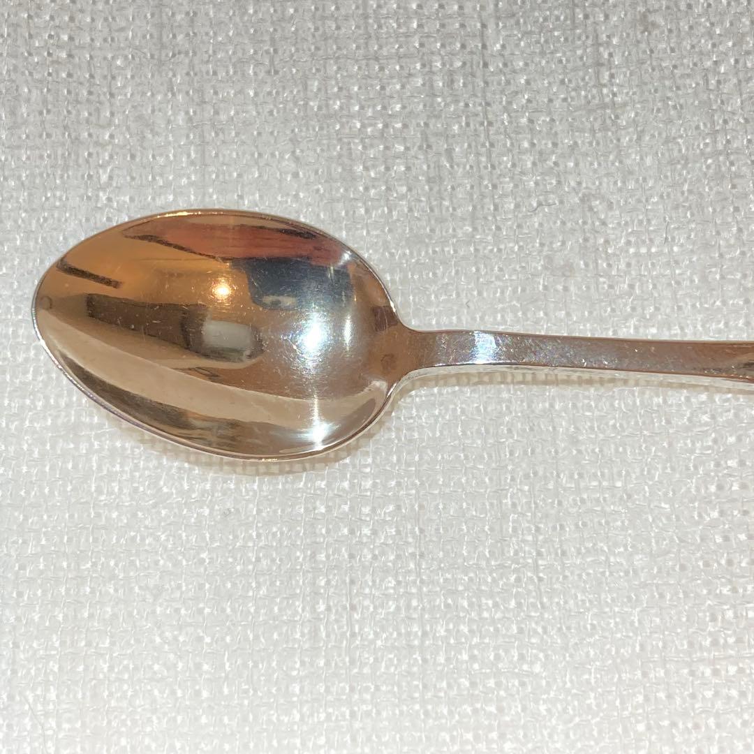 85 純銀梅花装飾モカスプーン3本セット