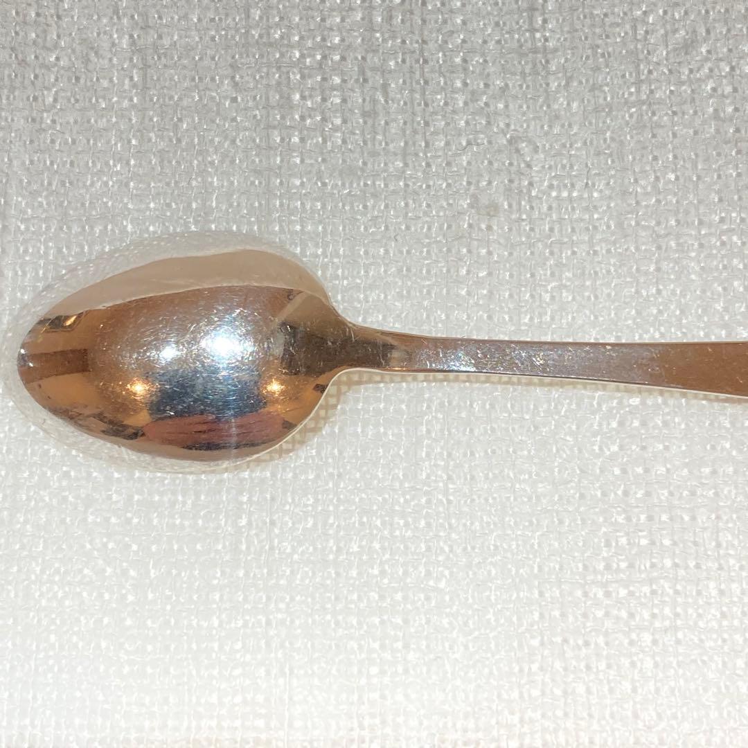 85 純銀梅花装飾モカスプーン3本セット