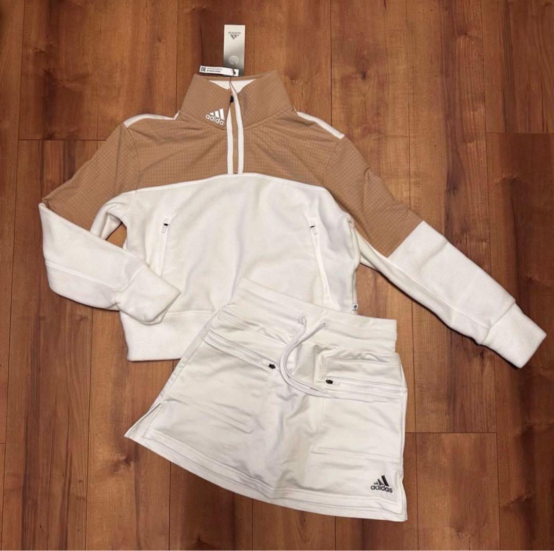 長袖　フリース　裏地付き　もこもこ　ハイウエストスカート　秋冬　セットアップ