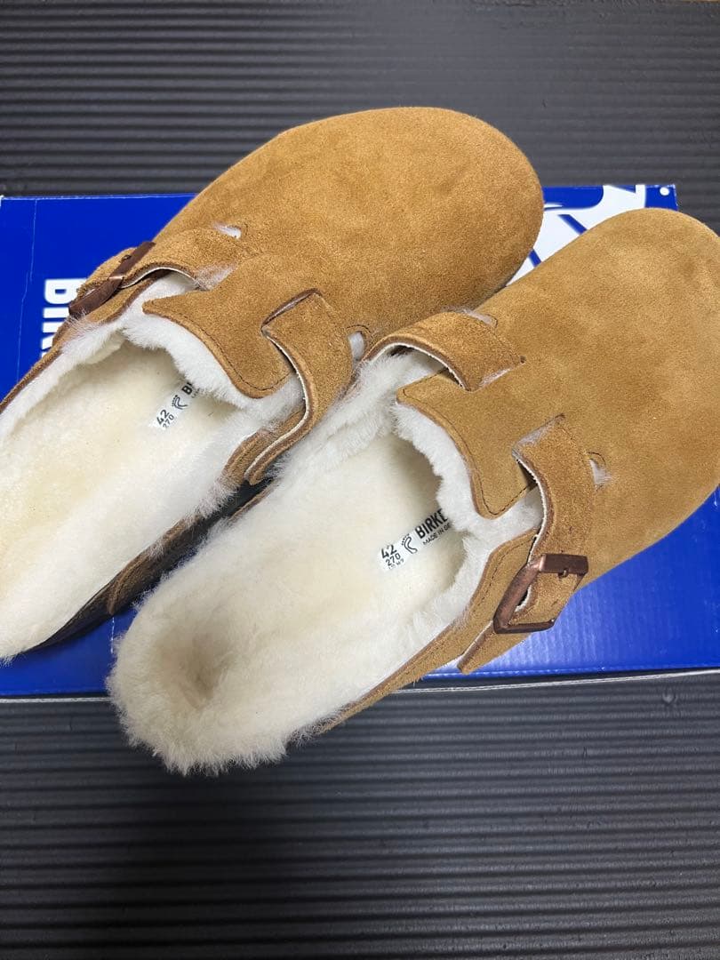 新品 Birkenstock ボストン/ミンク クロッグ サンダル