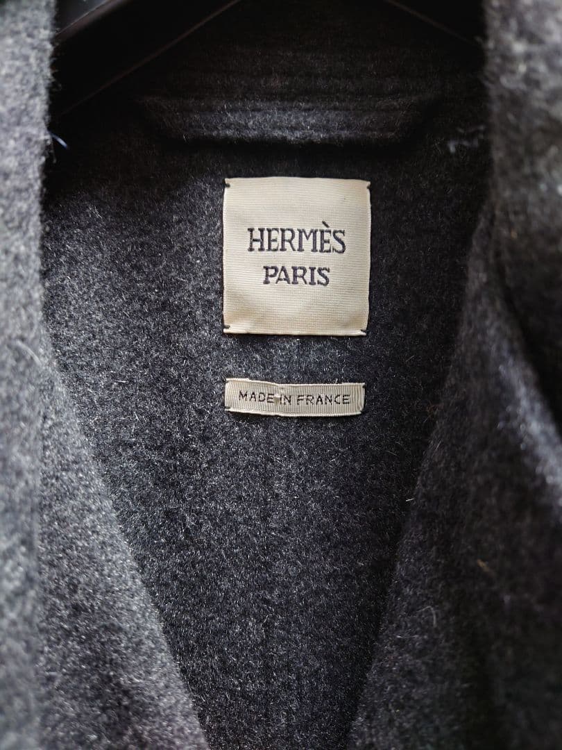 HERMES エルメス マルジェラ ストール付きコート