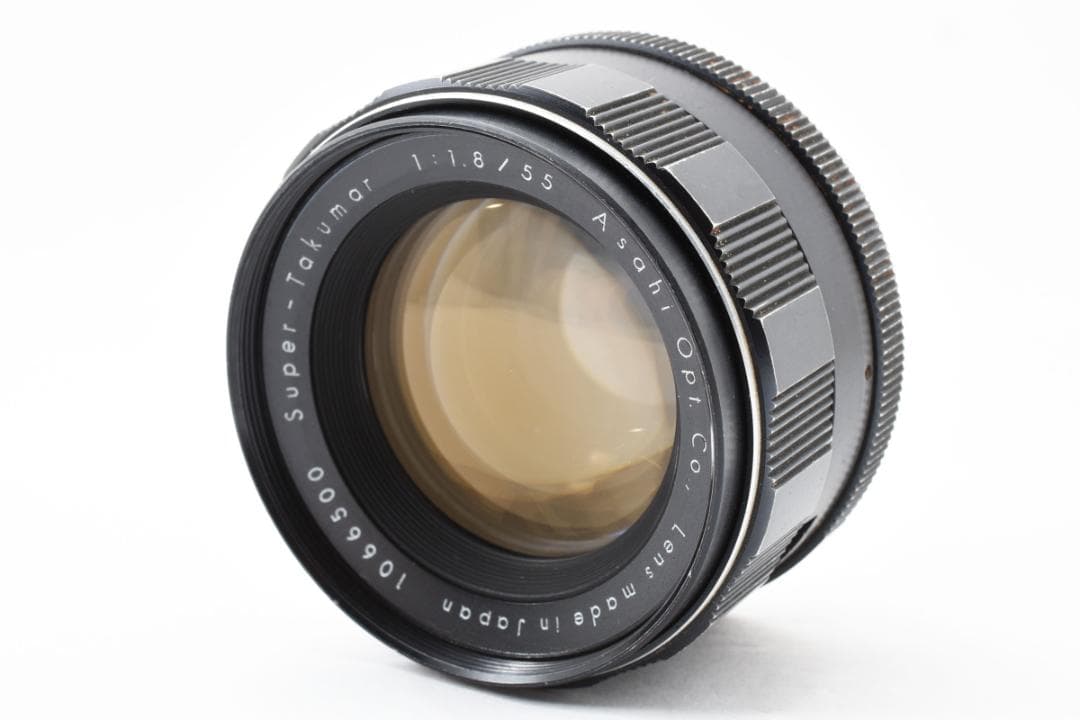 ☆前期型☆ Super Takumar 55mm F1.8 フード付 F0176