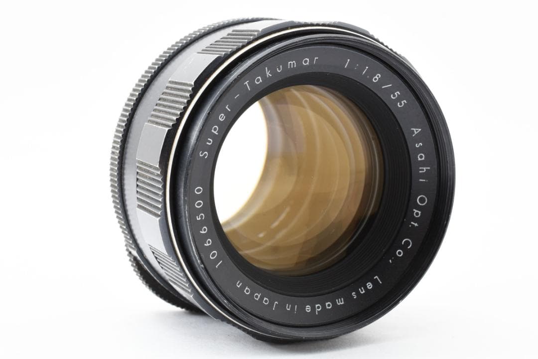 ☆前期型☆ Super Takumar 55mm F1.8 フード付 F0176
