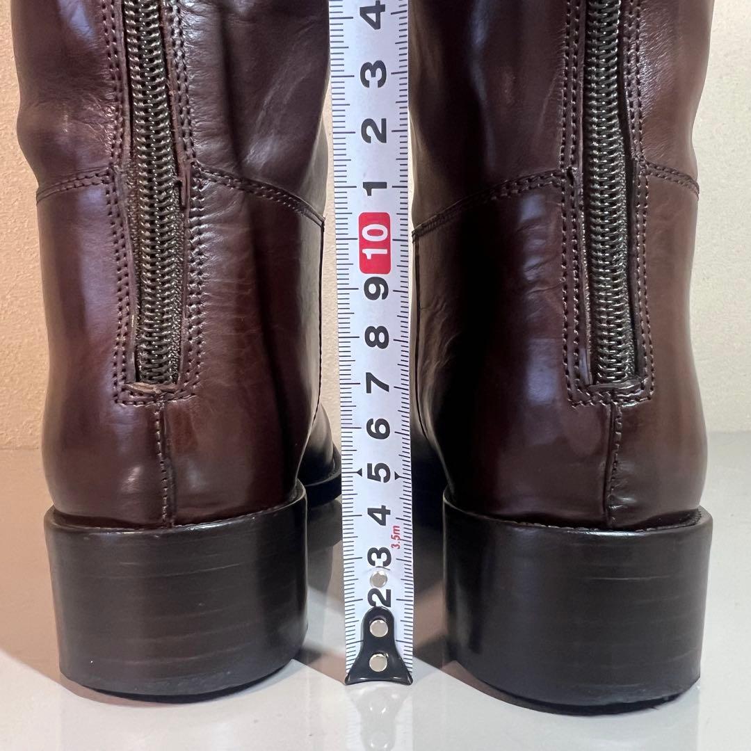 【美品】SARTORE サルトル ジョッキーブーツ ブラウン 37(24cm)