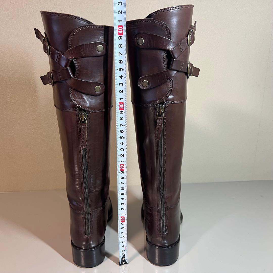 【美品】SARTORE サルトル ジョッキーブーツ ブラウン 37(24cm)