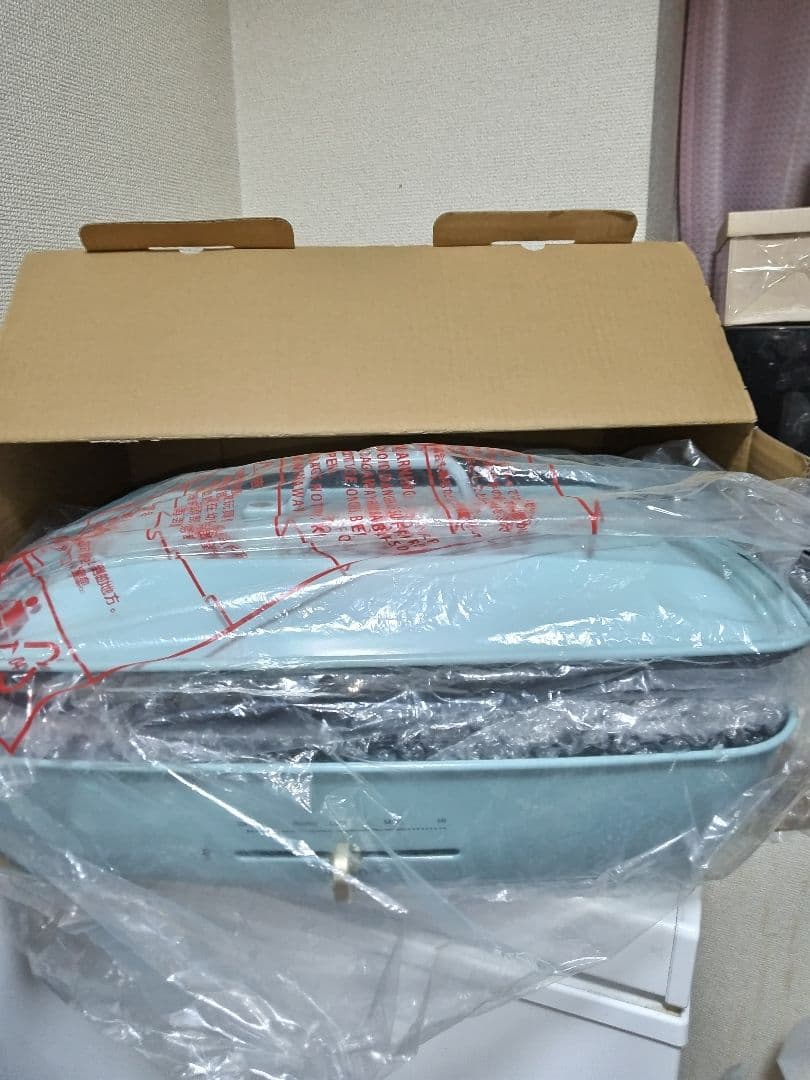 未使用BRUNO ホットプレート グランデサイズ　ブルーグレー　3点セット