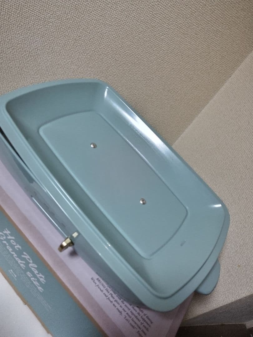 未使用BRUNO ホットプレート グランデサイズ　ブルーグレー　3点セット