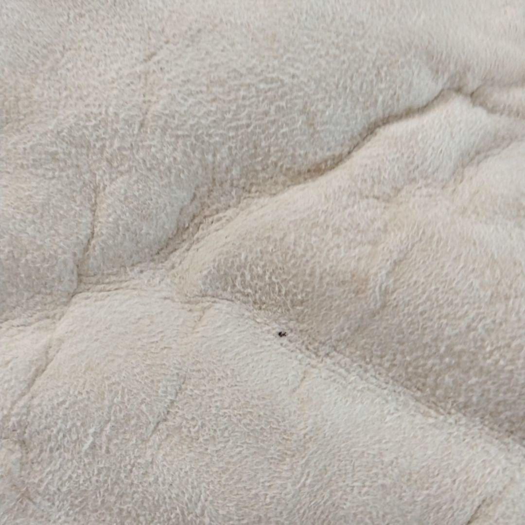 【16日まで】ムートン　羊毛　ラグ　ファー　マット　ベージュブラウン　敷物