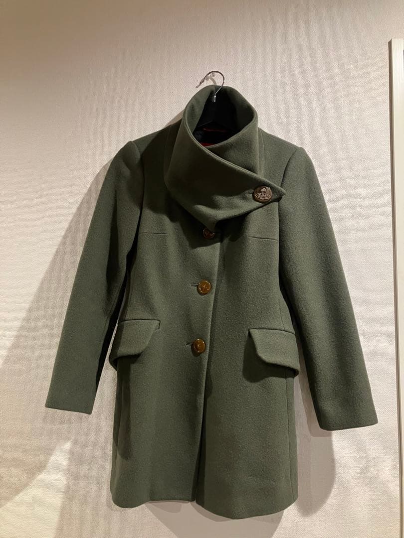 Vivienne Westwood オリーブグリーン ウールコート