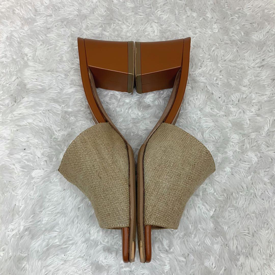 ✨大政絢さん着用✨ 美品 PELLICO リネン サンダル 定価¥48,000