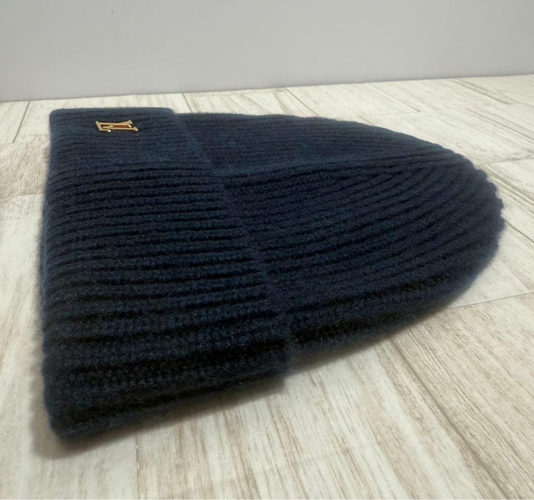 定価8万/新品☆ルイヴィトン ビニーLVスパークカシミヤニットキャップ