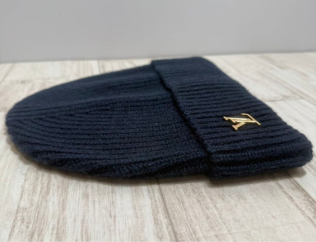 定価8万/新品☆ルイヴィトン ビニーLVスパークカシミヤニットキャップ