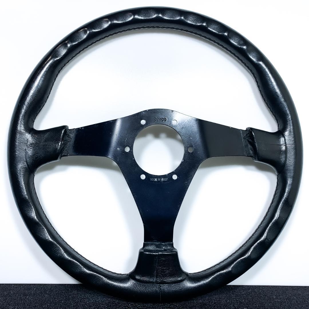 ナルディ ガラ3 レザーステアリング 36φ新品ホーンボタン・ネジ付