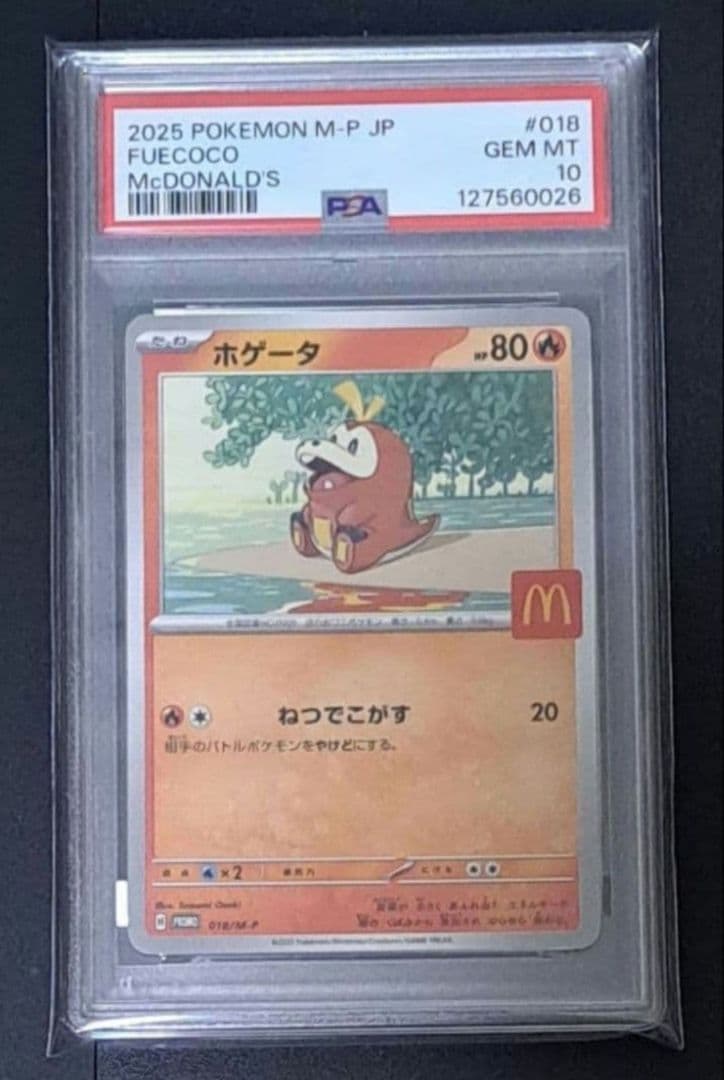 【PSA10連番】ポケモンカード マクドナルド プロモ ホゲータ リオル セット