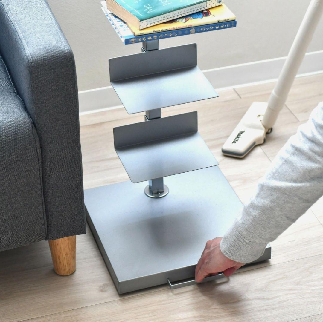 ブックタワー 隠しキャスター付き ハイタイプ 8段