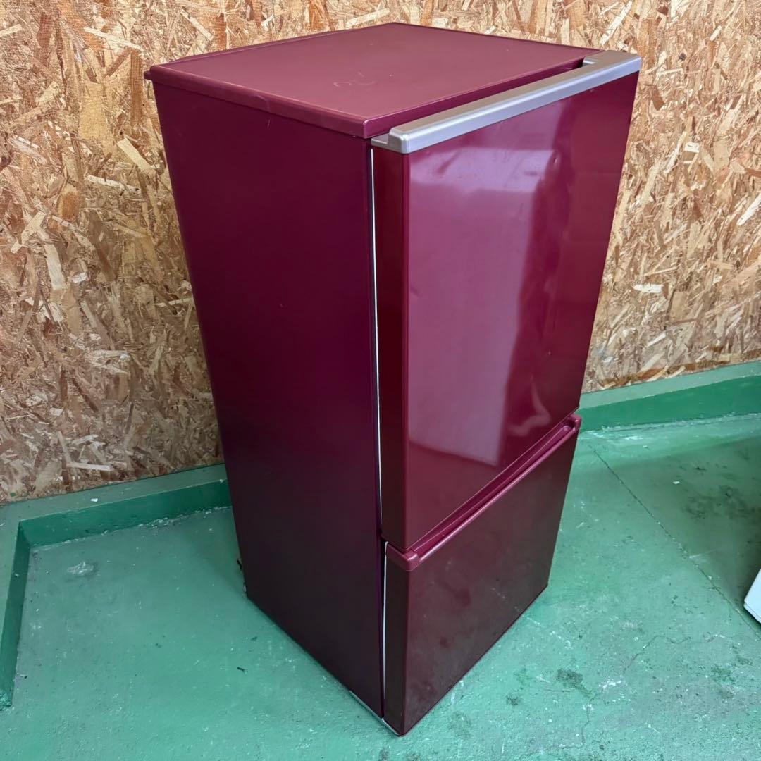 275 冷蔵庫　洗濯機　100L強　セット　小型　一人暮らし　レッド　赤色