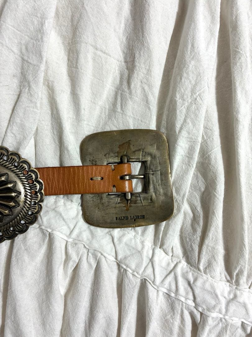 【Polo Ralph Lauren】　コンチョベルト/ベージュ