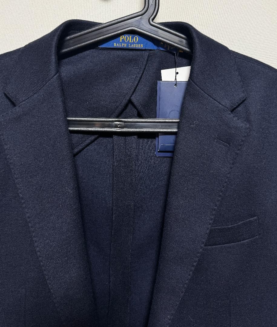 ポロラルフローレン ソフトモダンニットフランネルジャケット サイズM 秋冬 新品