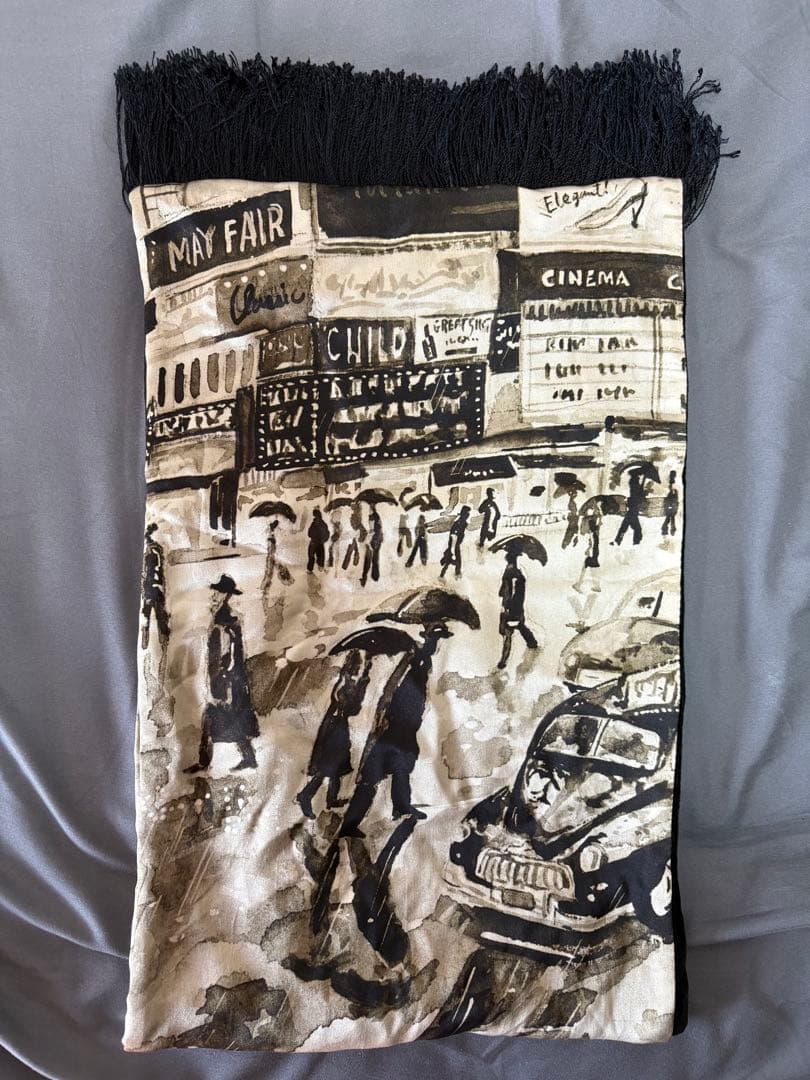 小物 Porter Classic TIMES SQUARE SILK STOLE