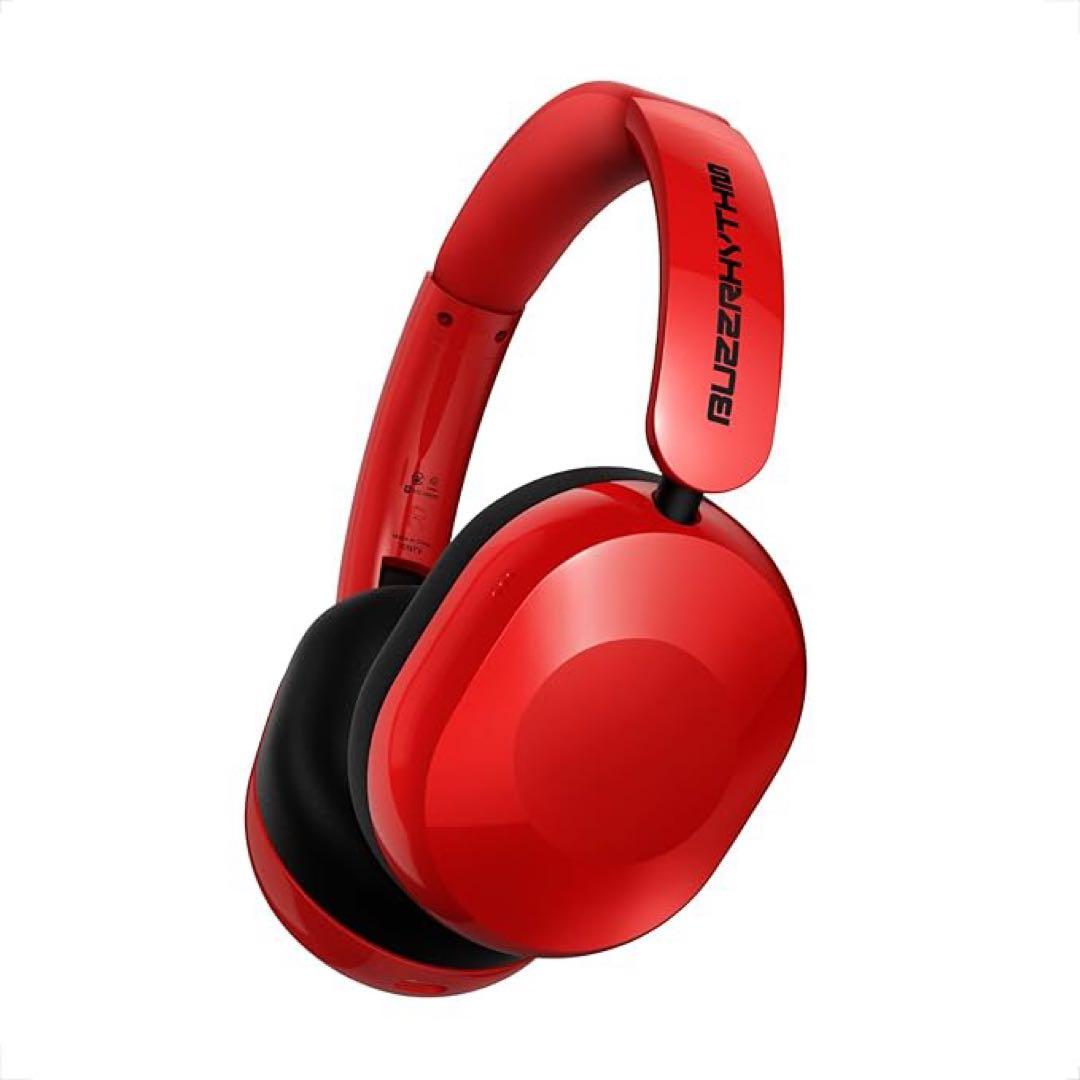 UX-100 BUZZ RHYTHM ワイヤレスヘッドホン 赤