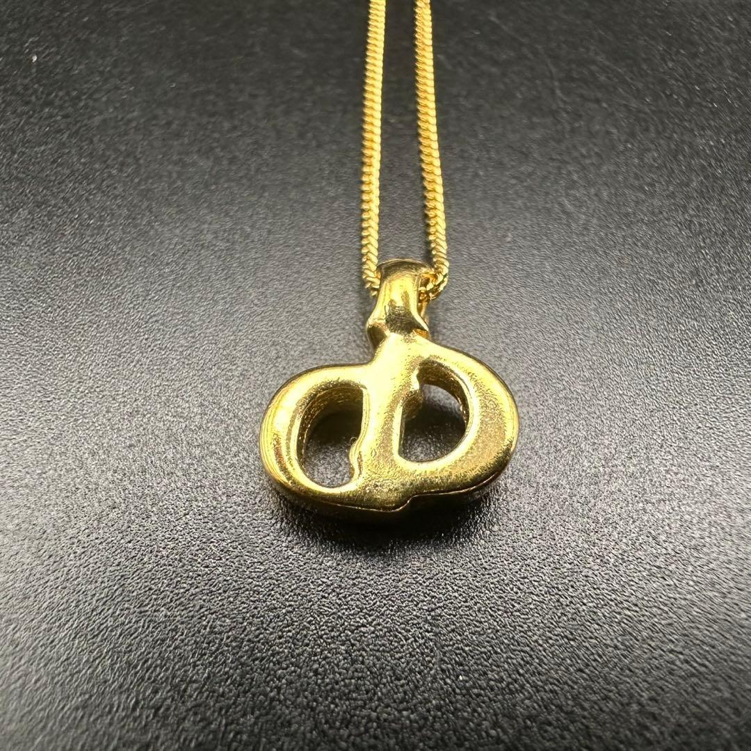 極美品✨　Dior　ネックレス　CD ロゴ　ラインストーン　希少　刻印　1586