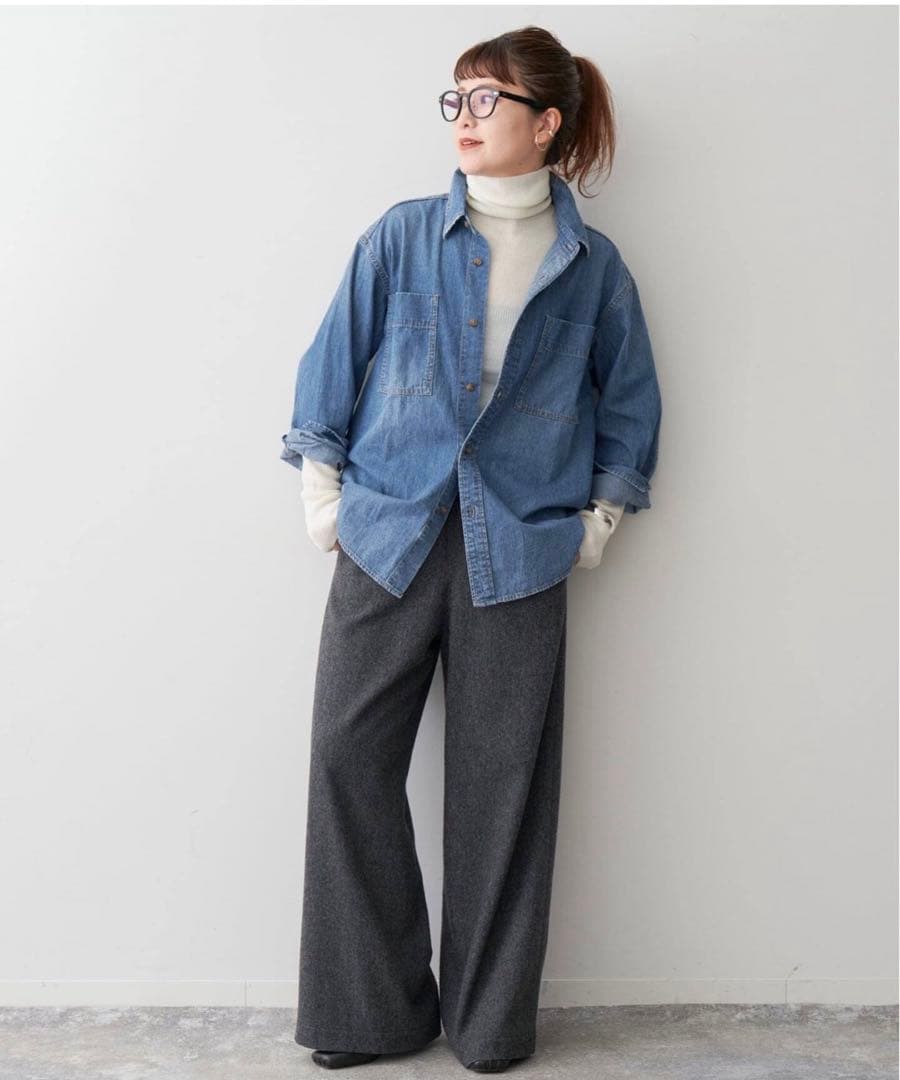 レモン炭酸ライトオンスデニムシャツ