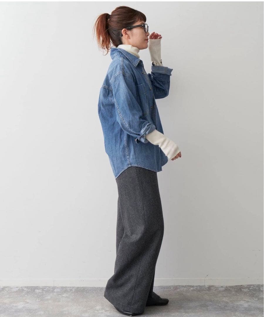 レモン炭酸ライトオンスデニムシャツ