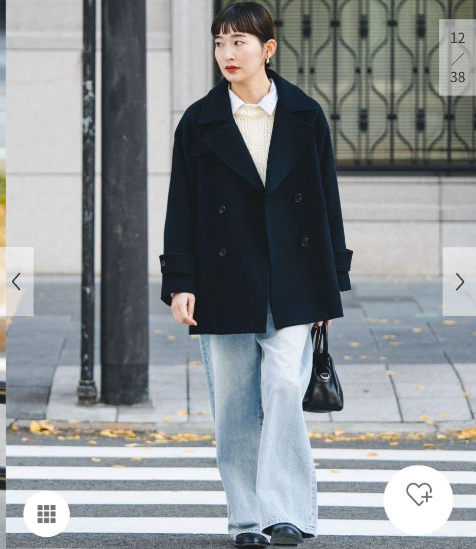 ★新品　URBAN RESEARCH　 スーパー100メルトンPコート　2025