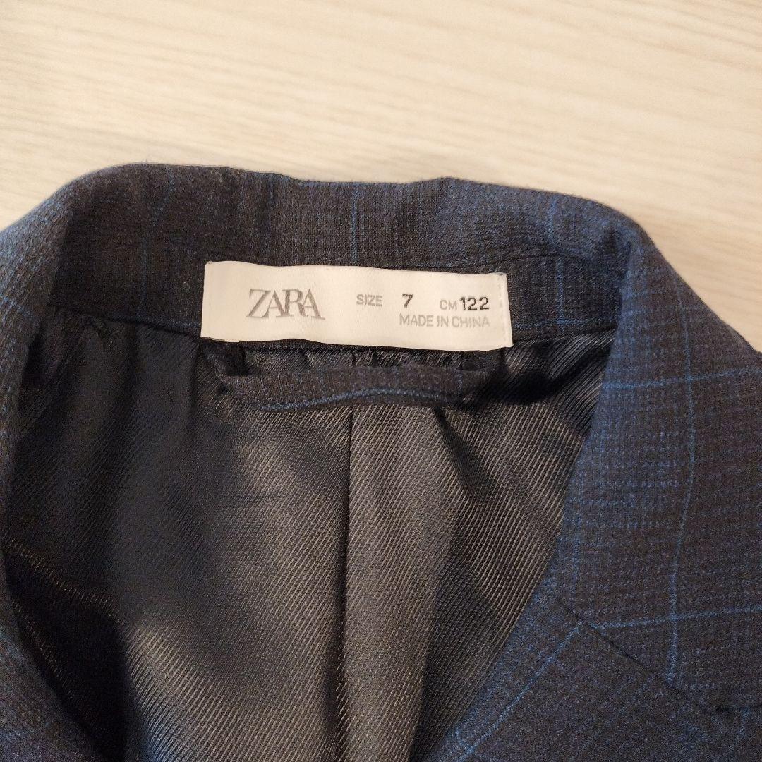入学式　ZARA　男の子　スーツ　ネイビー