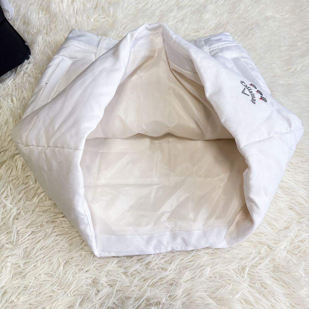 【美品】キャロウェイ　セットアップ ダウン ホワイト Mサイズ レディース