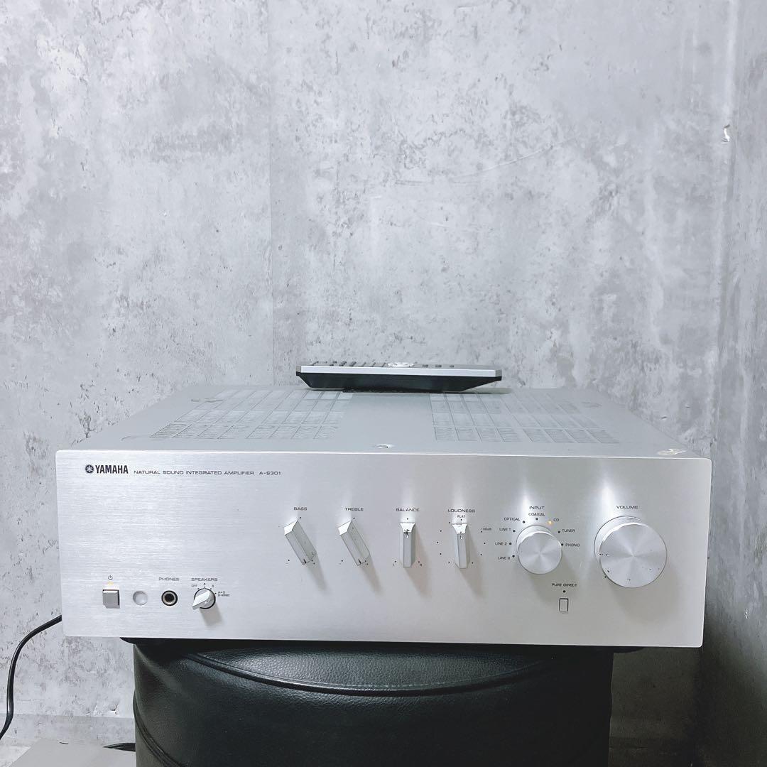 【希少】ヤマハ A-S301 プリメインアンプ リモコン付