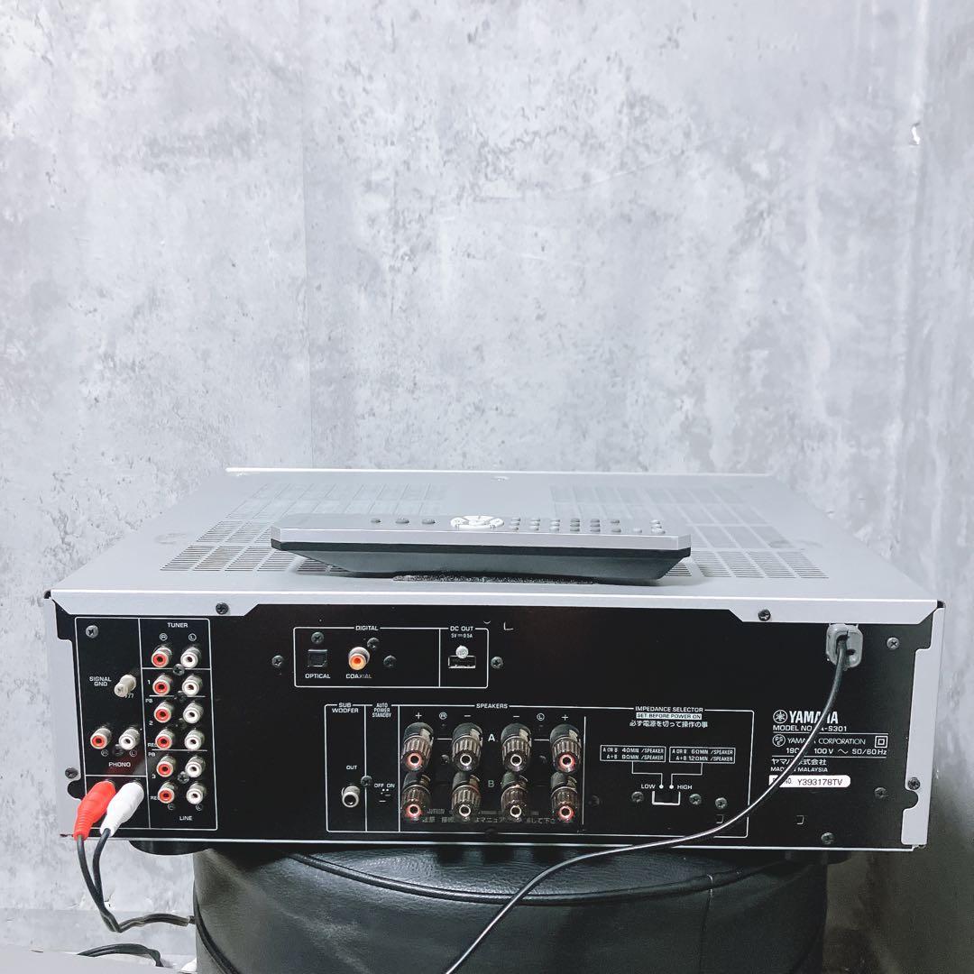 【希少】ヤマハ A-S301 プリメインアンプ リモコン付