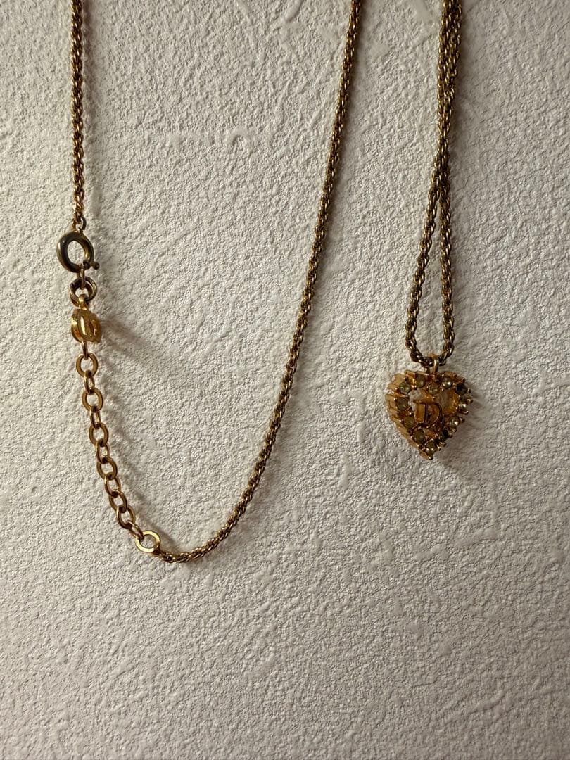 ディオール DIOR ハート型 ネックレ