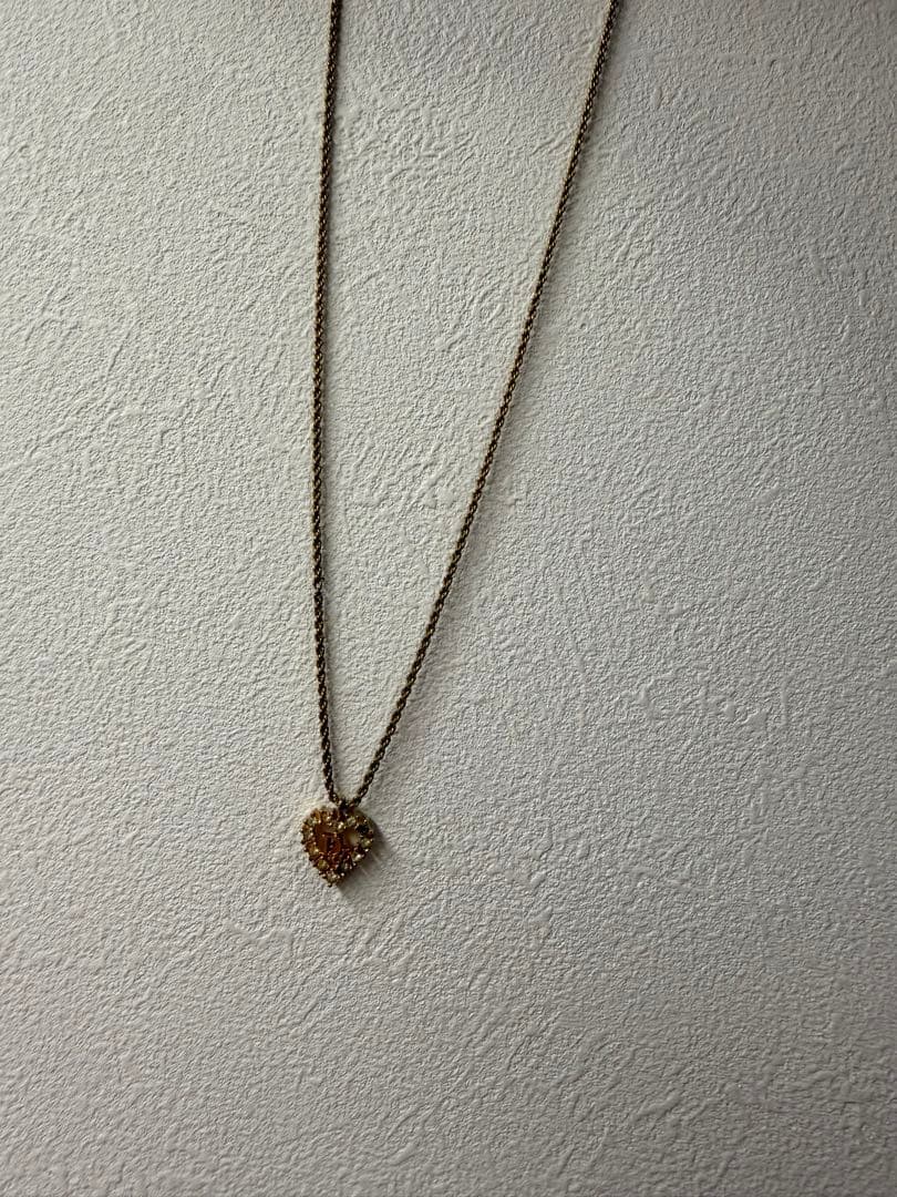 ディオール DIOR ハート型 ネックレ