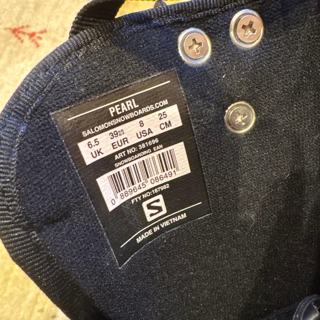 美品！Salomon Pearl スノーボードブーツ 25.0