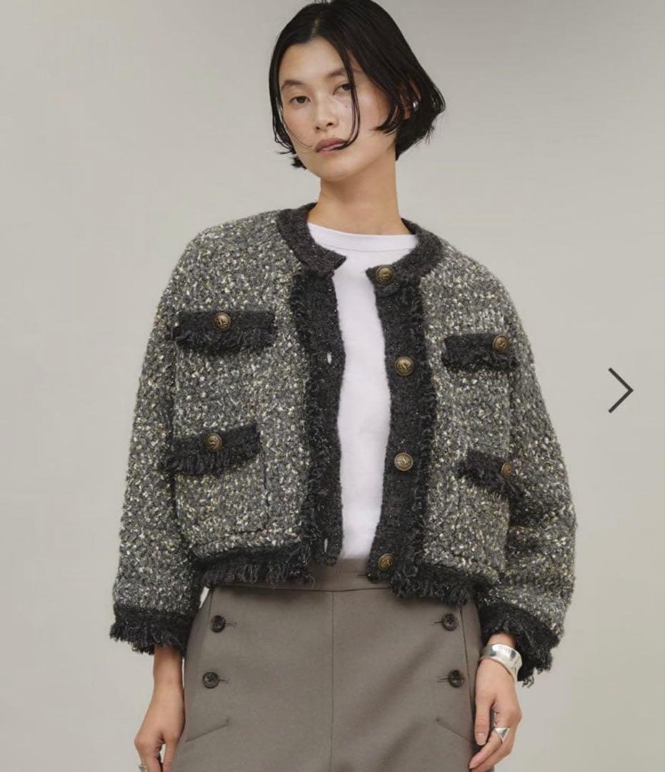 カレンソロジー♡ニットツイードカーディガン