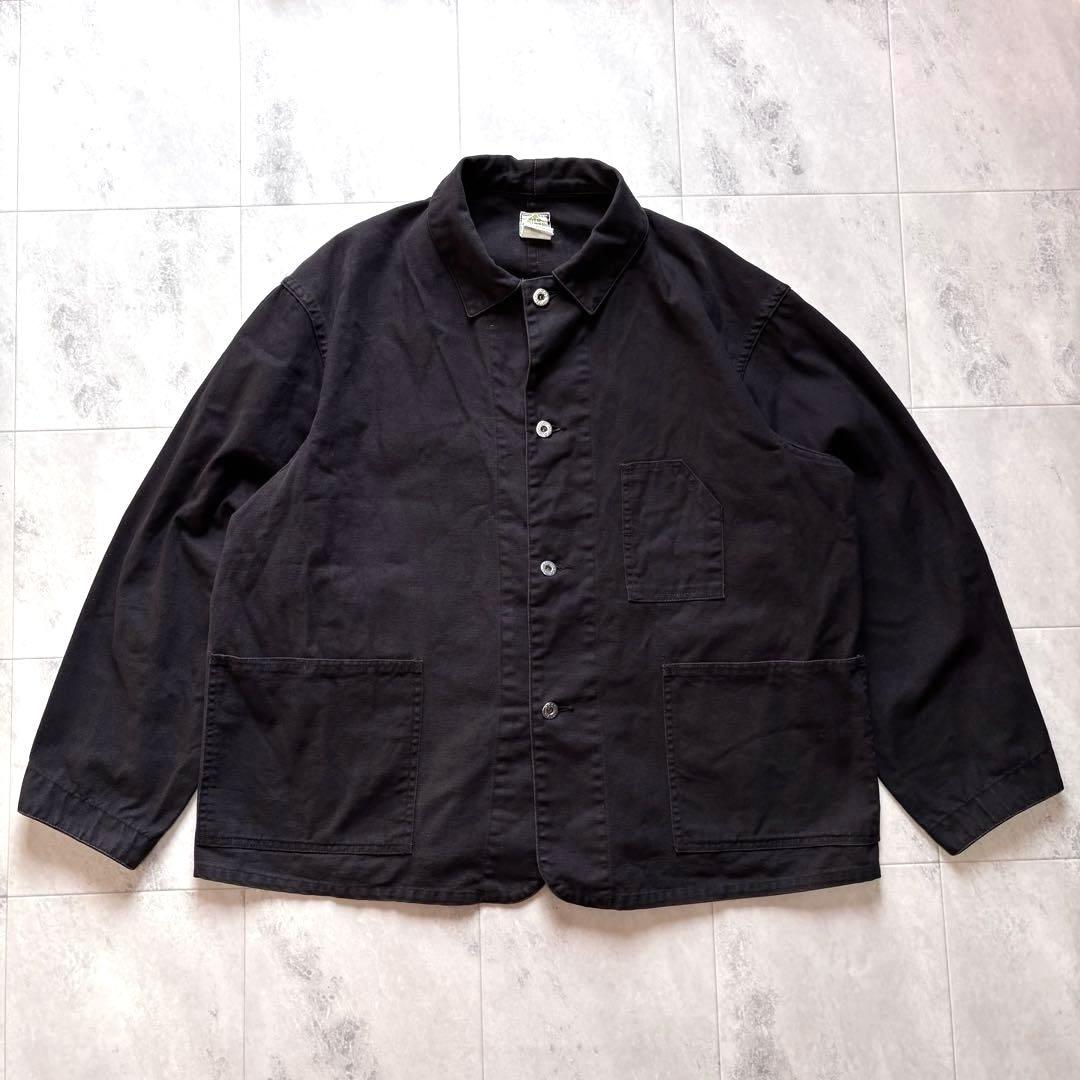 【90s】ポストオーバーオールズ 緑タグ 30s カバーオール USA製 黒