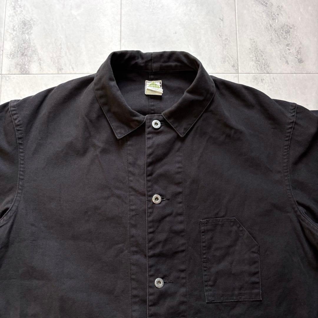 【90s】ポストオーバーオールズ 緑タグ 30s カバーオール USA製 黒