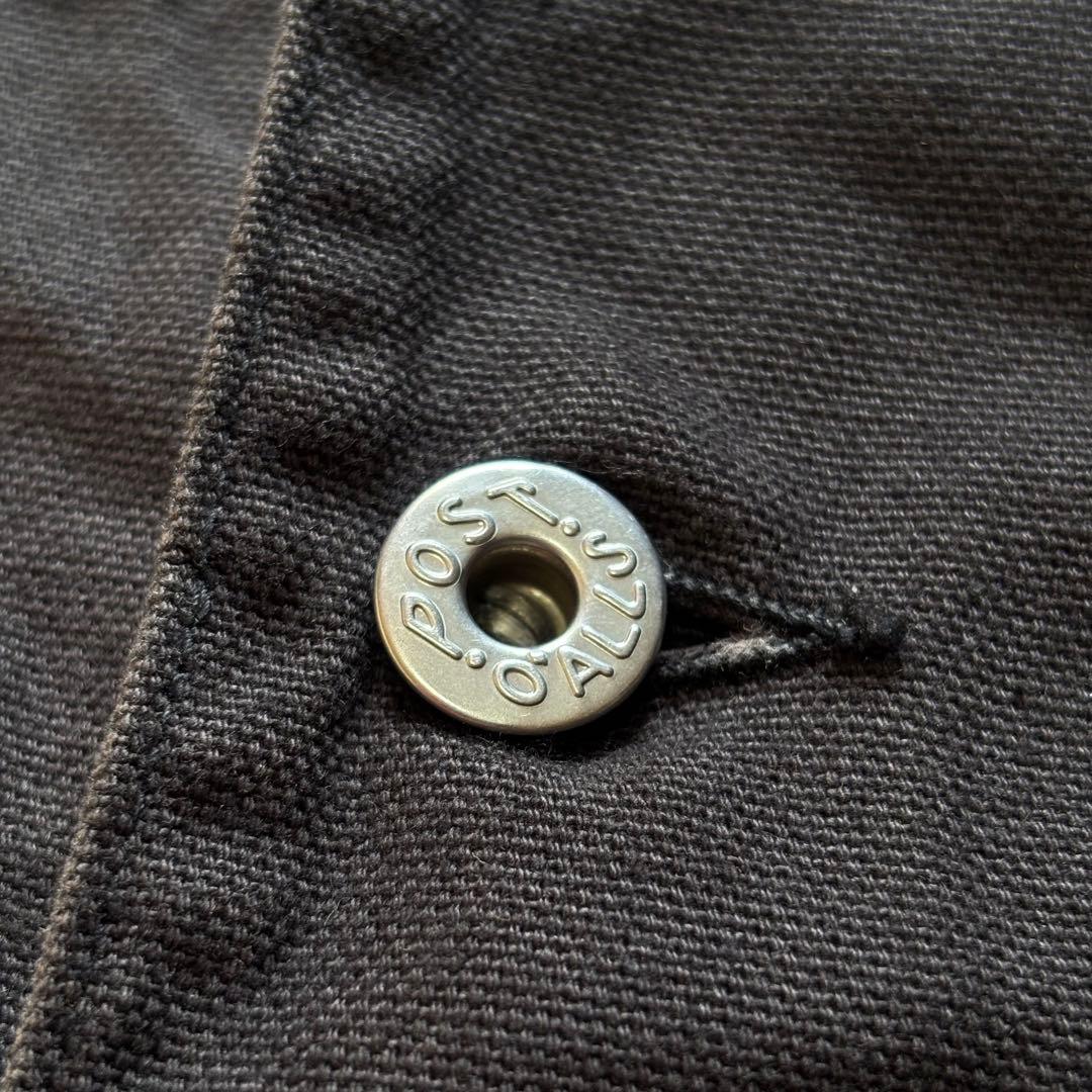 【90s】ポストオーバーオールズ 緑タグ 30s カバーオール USA製 黒