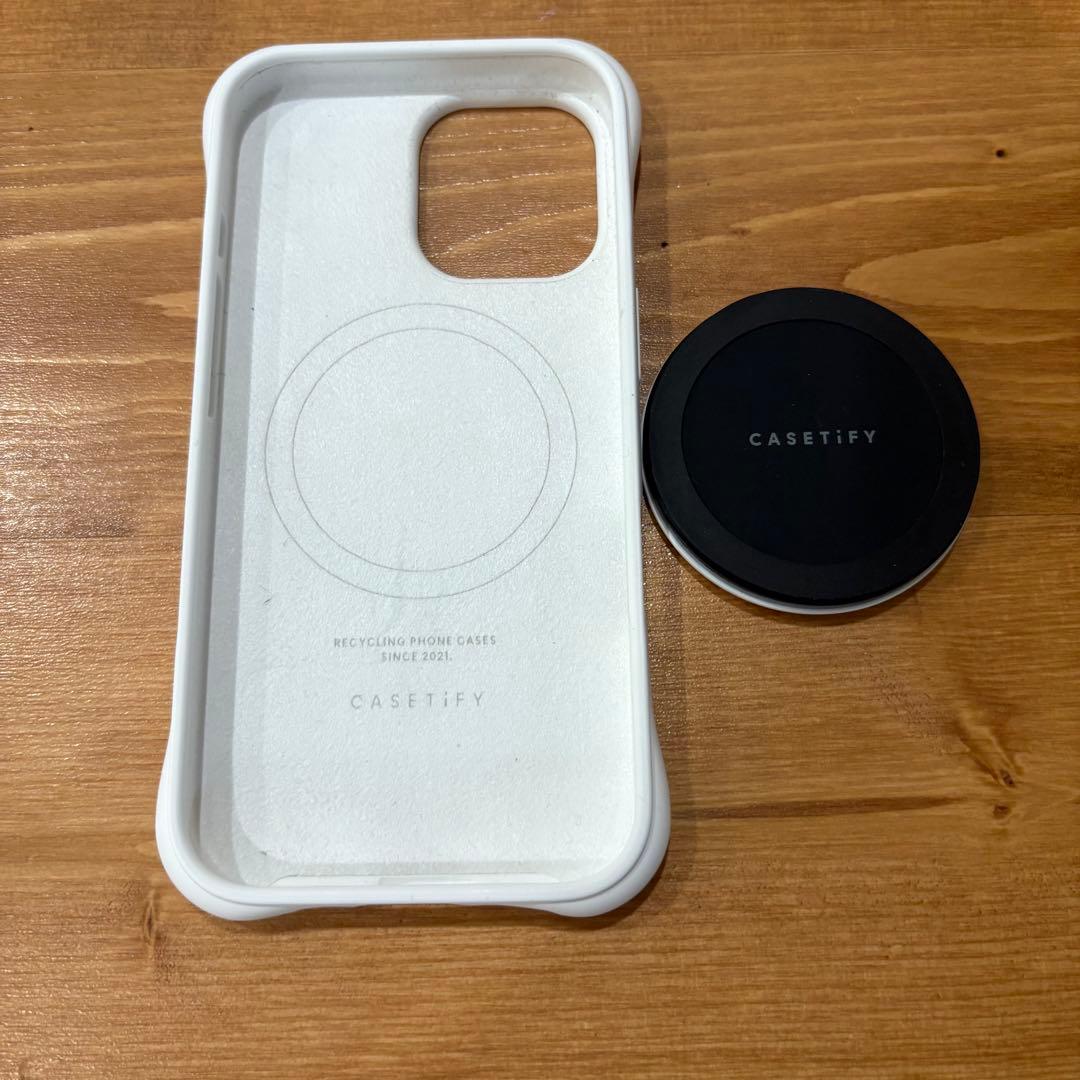 CASETiFY ウェーブ シリコン iPhone16ケース　グリップスタンド付