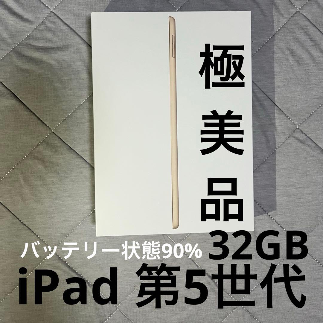 iPad 第5世代　32GB 極美品 付属品は充電線以外完備　ケースも付き