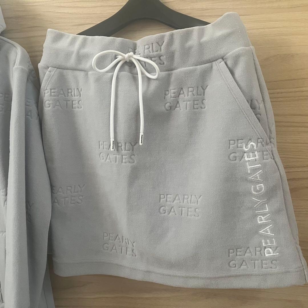 新品★73,700円 パーリーゲイツ パーカー＆スカート セットアップ 2（L）