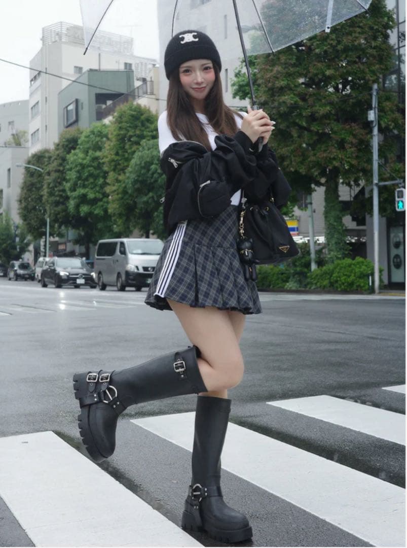 Darich♡新品ハーネスラバーブーツ【Ｍ】