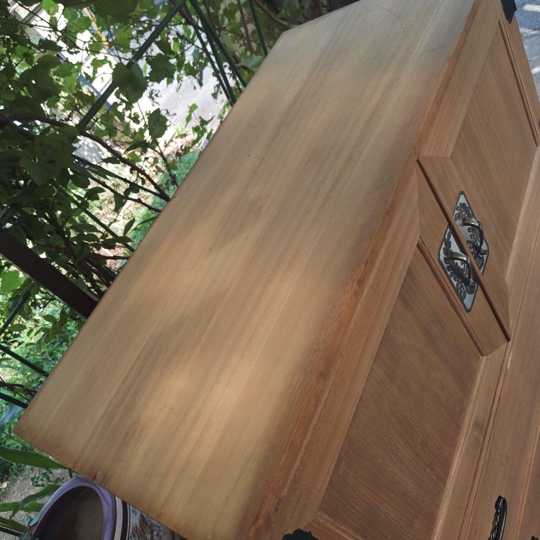 昭和レトロ☆高級 総桐箪笥 飾り金具 和箪笥 着物箪笥☆2分割 当時物